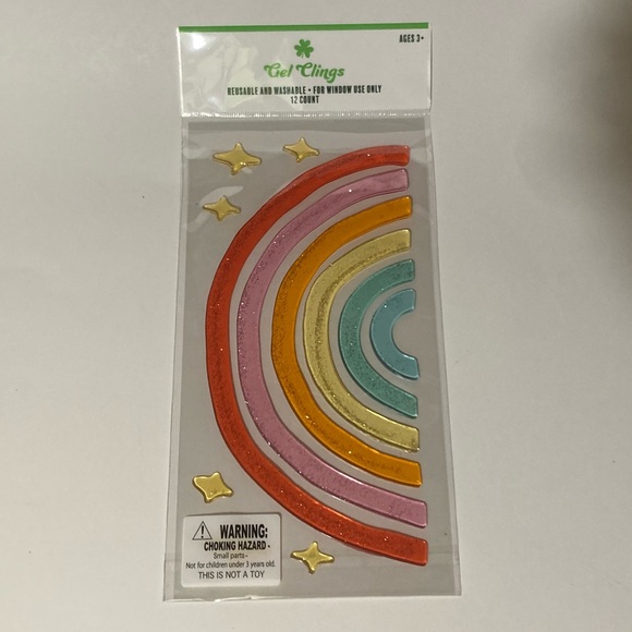 Bundle of 6 Window Gel Cling Decor for St Patty’s Day - Picture 6 of 9